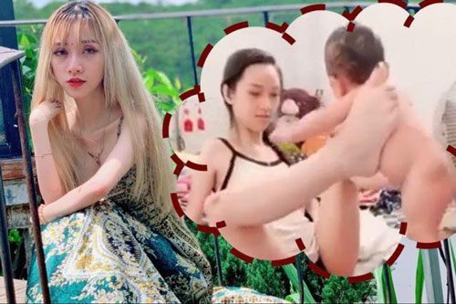 Mẹ trẻ Đà Lạt dùng chân tắm cho con, khi nhìn đôi tay ai cũng xúc động