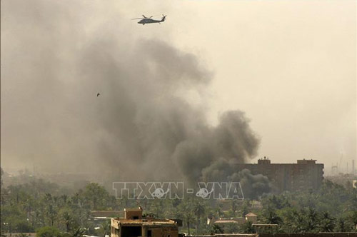 Rocket Katyusha lại bắn vào khu vực sân bay quốc tế Baghdad