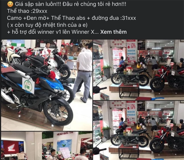 Giá Honda Winner X lập đáy mới, rẻ hơn niêm yết 17 triệu đồng - 2