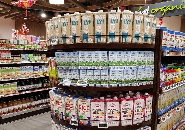 Sản phẩm sữa Organic của Vinamilk tại Singapore, một trong những thị trường “khó” đã được doanh nghiệp chinh phục.