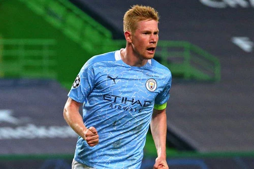 Tiền vệ phải: Kevin De Bruyne (Man City).