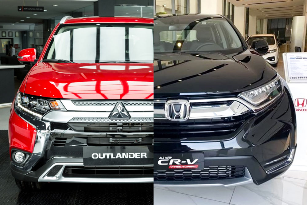 So sánh Honda CR-V 2020 và Mitsubishi Outlander 2020