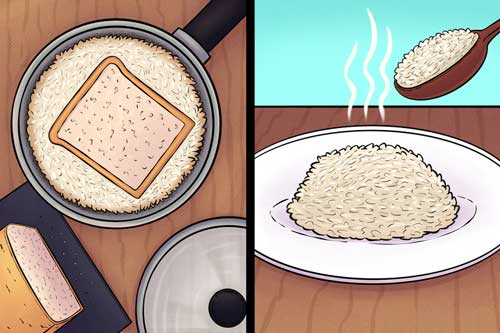 Thả miếng bánh mì cũ vào nồi cơm ai cũng tưởng dại nhưng kết quả lại vô cùng bất ngờ