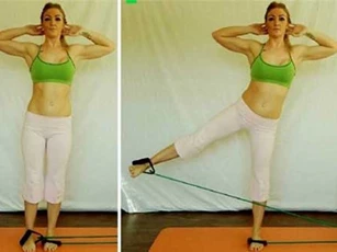 Eo thon, mông tròn, đùi săn chắc với 7 bài tập kéo dây