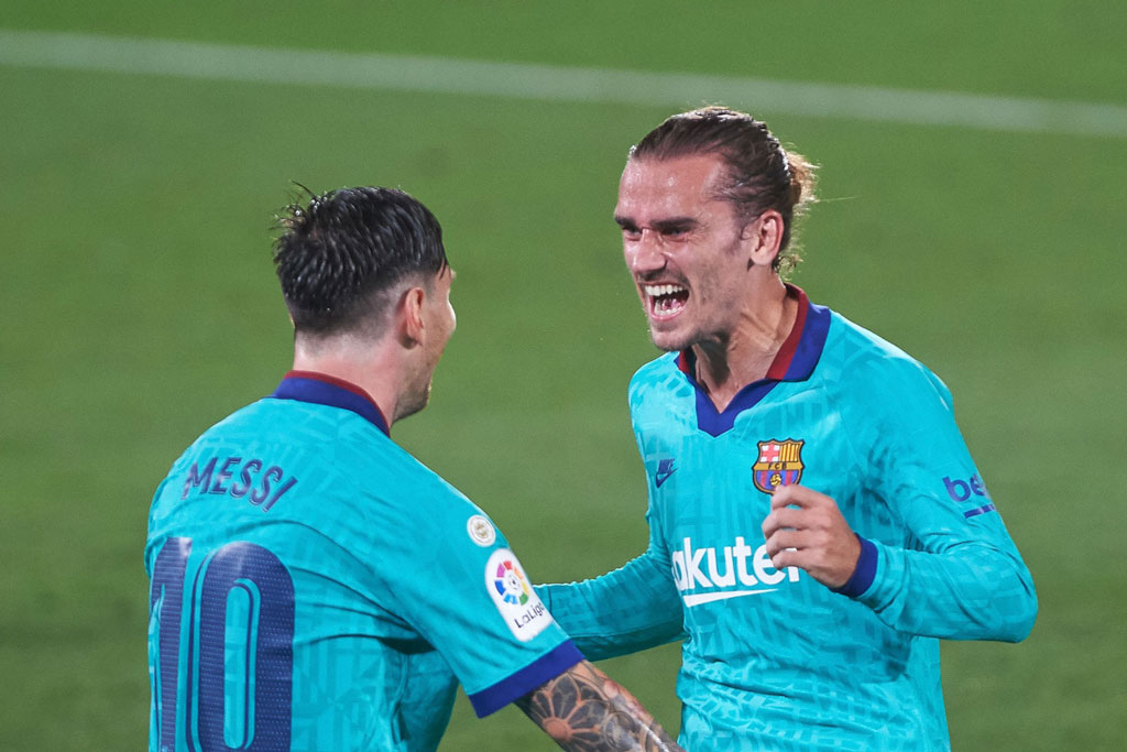 Griezmann: "Từng có lúc tôi 'không tìm thấy' Messi trên sân"