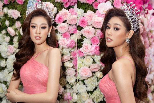 Hoa hậu Khánh Vân xuất hiện rạng rỡ với vương miện “trái tim dũng cảm”