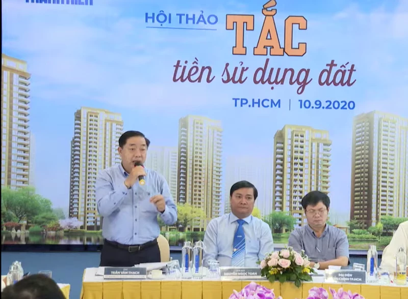 Ông Trần Văn Thạch - Phó giám đốc Sở Tài nguyên Môi trường TP.HCM.