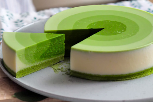 Cách làm mousse trà xanh thơm mát, lạ miệng