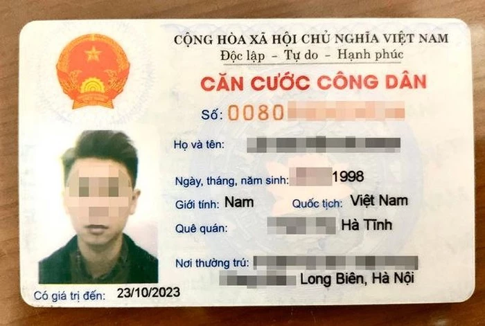 Thẻ CCCD mã vạch đang được sử dụng. (Ảnh internet)