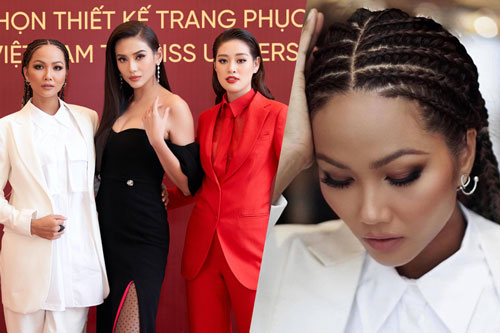H'Hen Niê làm tóc cầu kỳ đi chấm thi