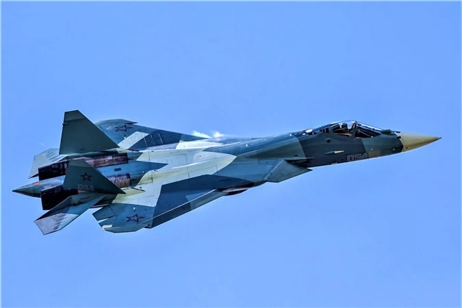Tiêm kích thế hệ thứ 5 Su-57 (Nga). (Nguồn: wall.alphacoders.com)
