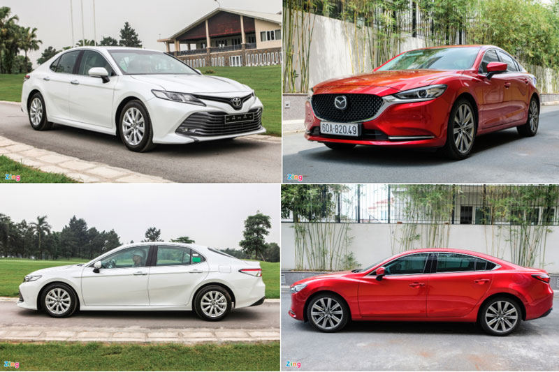 Mua xe sedan hạng D, chọn Toyota Camry 2.0G hay Mazda6 2.0L Premium?