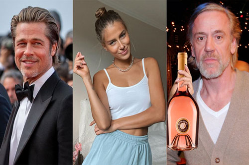 Chồng bạn gái Brad Pitt bán rượu vang của tài tử
