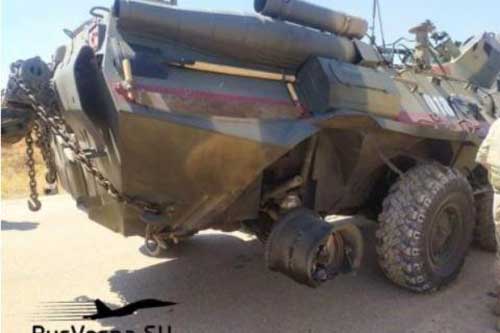 Nga phục hồi thành công BTR-80 sau khi trúng đạn RPG