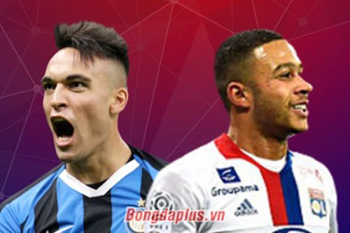 Lautaro Martinez và Memphis Depay.