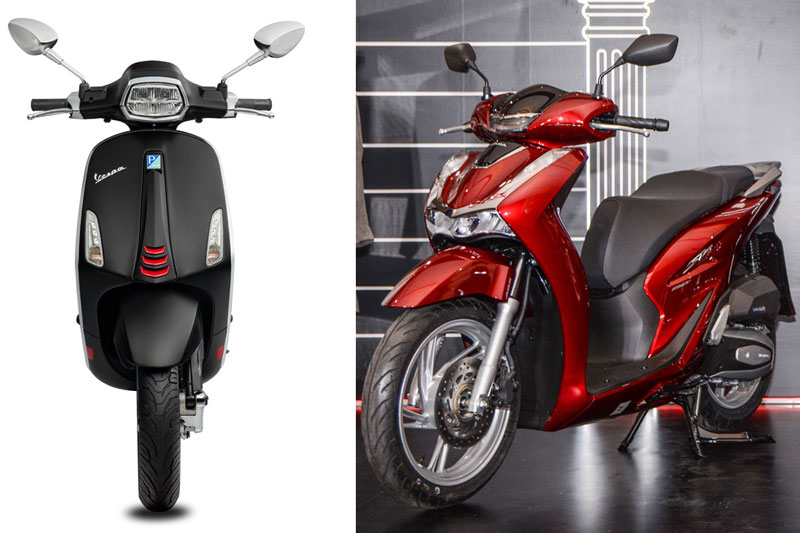 So sánh Vespa Sprint S 150 với Honda SH 150i 2020