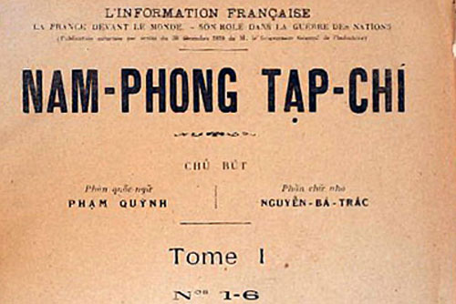 Sự phổ biến chữ Quốc ngữ trên 'Nam Phong tạp chí'