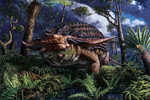 Hé lộ bữa ăn cuối cùng của quái vật khủng long bọc giáp