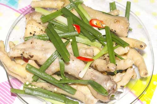 Cách làm món chân gà hấp hành thơm ngon tại nhà