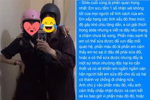 Yêu nhau thời 4.0, cô gái liệt kê 'minh bạch tài chính, minh bạch lý lịch', khiến dân tình học hỏi rào rào