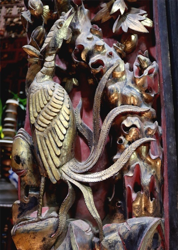 Chim phượng điêu khắc chim phuong dieu khac