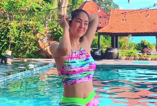 Ngắm Lê Phương diện áo tắm sau khi giảm 30 kg