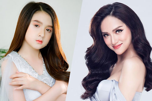 Mẫu nhí được ví như bản sao của Hoa hậu Hương Giang