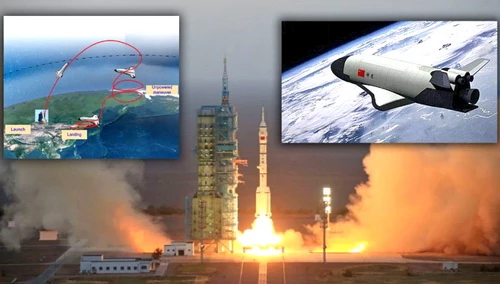 Trung Quốc được cho là đang có kế hoạch quân sự hóa không gian vũ trụ. Ảnh: Sina.