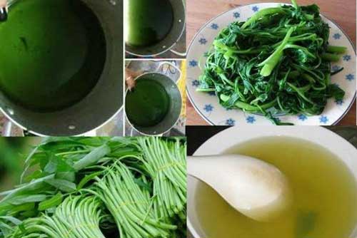 Thấy nước luộc rau muống chuyển sang màu này thì đổ ngay kẻo rước bệnh vào người
