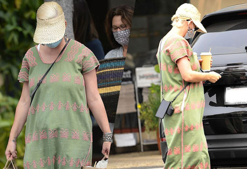 Katy Perry lần đầu ra phố sau nửa tháng sinh con