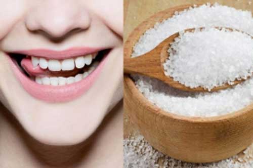 Cách tẩy trắng bằng muối đánh bay cao răng, mảng bám ố vàng trong 5 phút