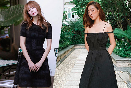 Mặc tông đen đa phong cách như sao Việt