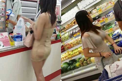 "Câm nín" trước những bộ cánh của hội chị em khi đi siêu thị