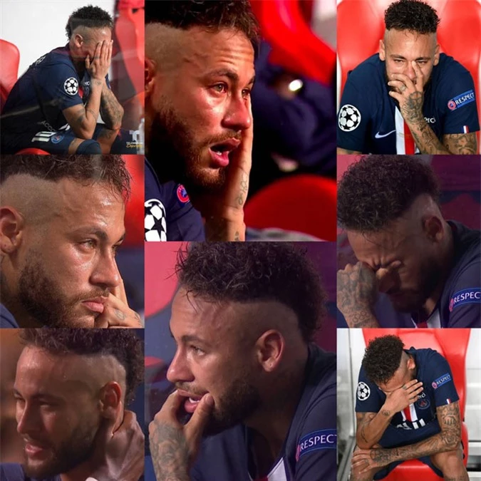Neymar rất mau nước mắt
