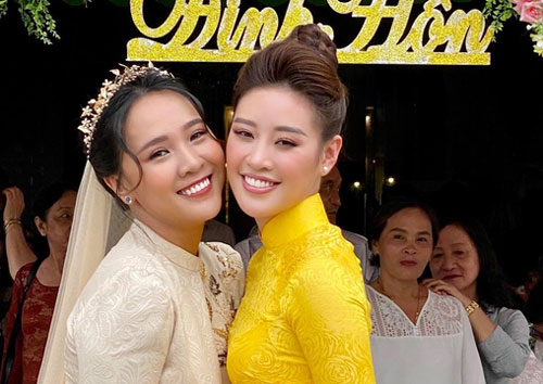 Chị dâu cao 176 cm của hoa hậu Khánh Vân