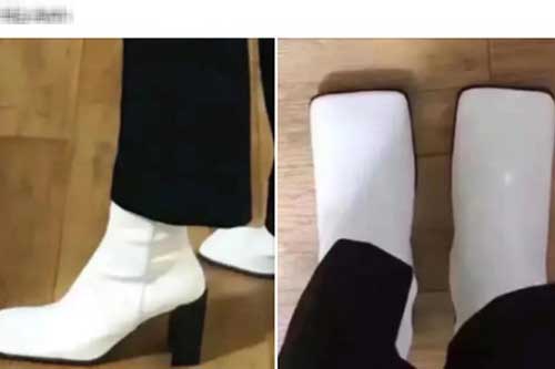 Mua đôi bốt trên mạng nhưng chủ quan không nhìn các góc chụp, cô gái nhận về sản phẩm khiến ai cũng "cười không nhặt được mồm"