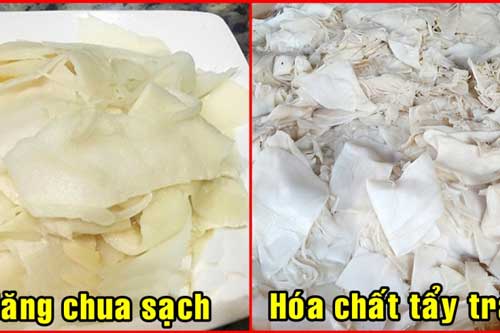 Cách phân biệt măng chua sạch và măng nhiễm hóa chất