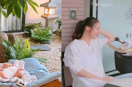 Đàm Thu Trang tiếp tục hé lộ thêm hình ảnh của con gái nhưng góc nghỉ ngơi sang chảnh chiếm trọn spotlight