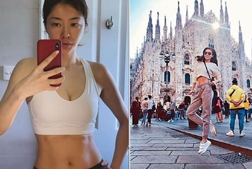 Là mẹ của cặp song sinh, mỹ nhân 'Diệp Vấn' Hùng Đại Lâm vẫn sở hữu vòng eo phẳng lỳ nhờ điều này