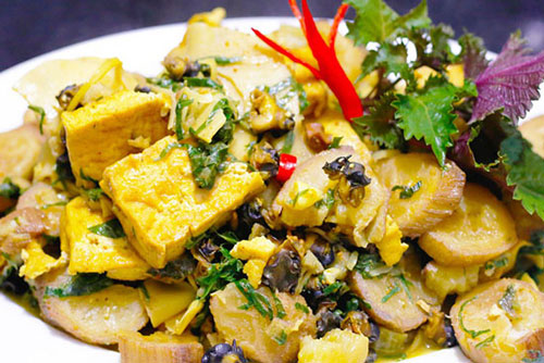 Làm ốc xào chuối đậu thơm ngon, cả nhà ai cũng thích mê