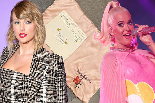 Katy Perry hạ sinh con đầu lòng, Taylor Swift gửi tặng khăn thêu tay
