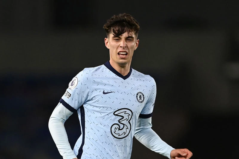 5. Kai Havertz (Chelsea, mức lương 310.000 bảng/tuần). 