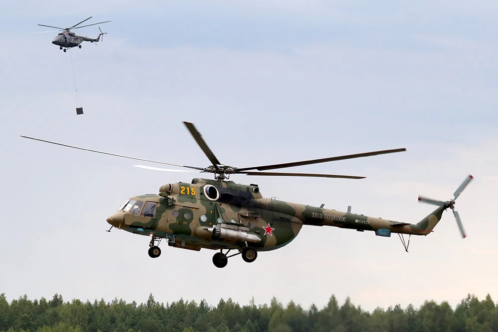 Các trực thăng quân sự của Nga sẽ sớm được trang bị radar thế hệ mới dựa trên công nghệ sóng vi ba. Ảnh: TASS.
