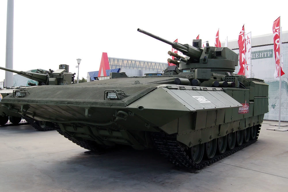 Xe chiến đấu bộ binh hạng nặng T-15 Armata của Nga. Ảnh: National Interest.