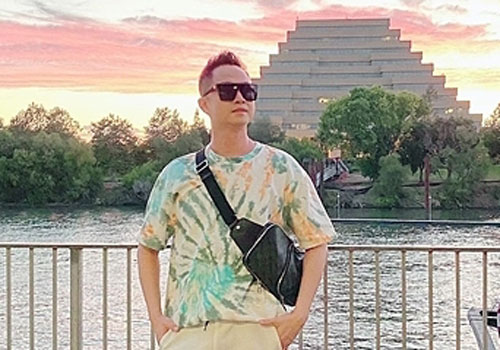 Nhật Tinh Anh dạo chơi ở Mỹ