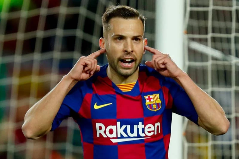 =5. Jordi Alba (Barcelona - Định giá chuyển nhượng: 40 triệu euro).