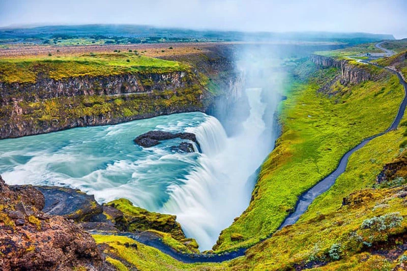 8. Thác Gullfoss, Iceland.