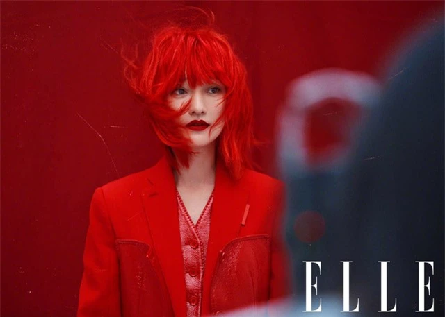 Châu Tấn biến hóa kỳ ảo trên ấn phẩm đặc biệt của Elle - Ảnh 3.