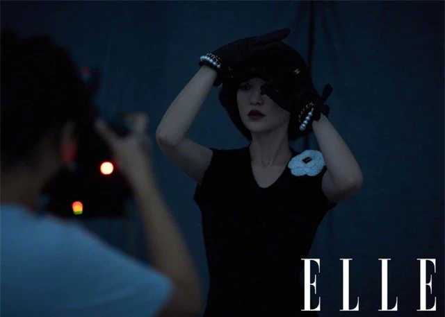 Châu Tấn biến hóa kỳ ảo trên ấn phẩm đặc biệt của Elle - Ảnh 7.