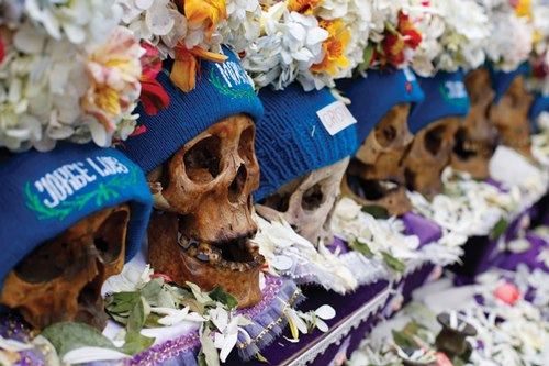 'Rùng rợn' ngày của sọ người